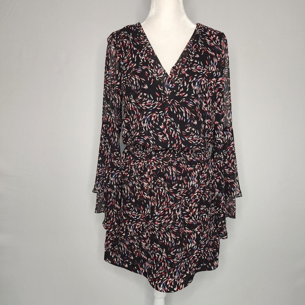 White House Black Market Tiered Sleeve Dress Women's Size 6